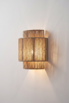 SiberutRope LED Wall Sconce – angled product view