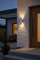 AluminaGlow Outdoor Wall Lantern – material and design detail