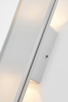 AluminaGlow Outdoor Wall Lantern – angled product view