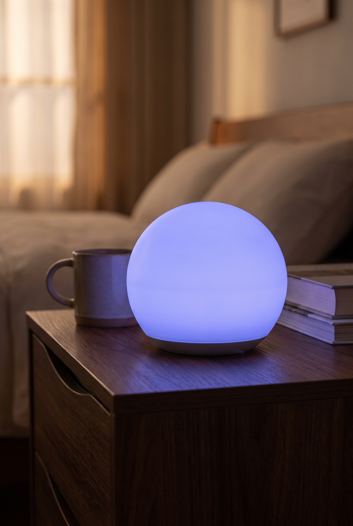 Lumosphere Portable Cordless Table Lamp – lifestyle view in a styled setting