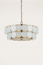 YarraGlass Coloured Glass Chandelier – front product view
