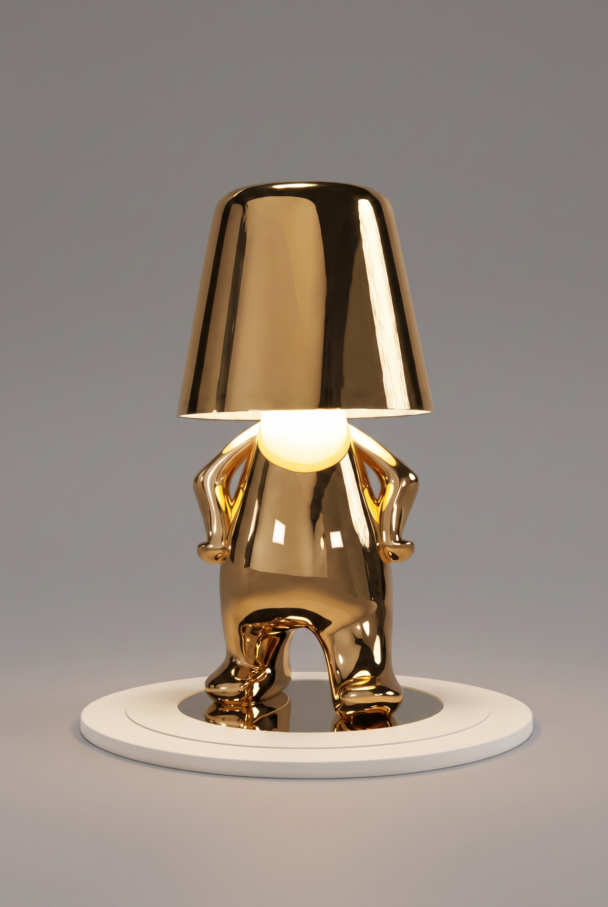 HumanoLamp Rechargeable Touch-Controlled Desk Lamp – in-use room view