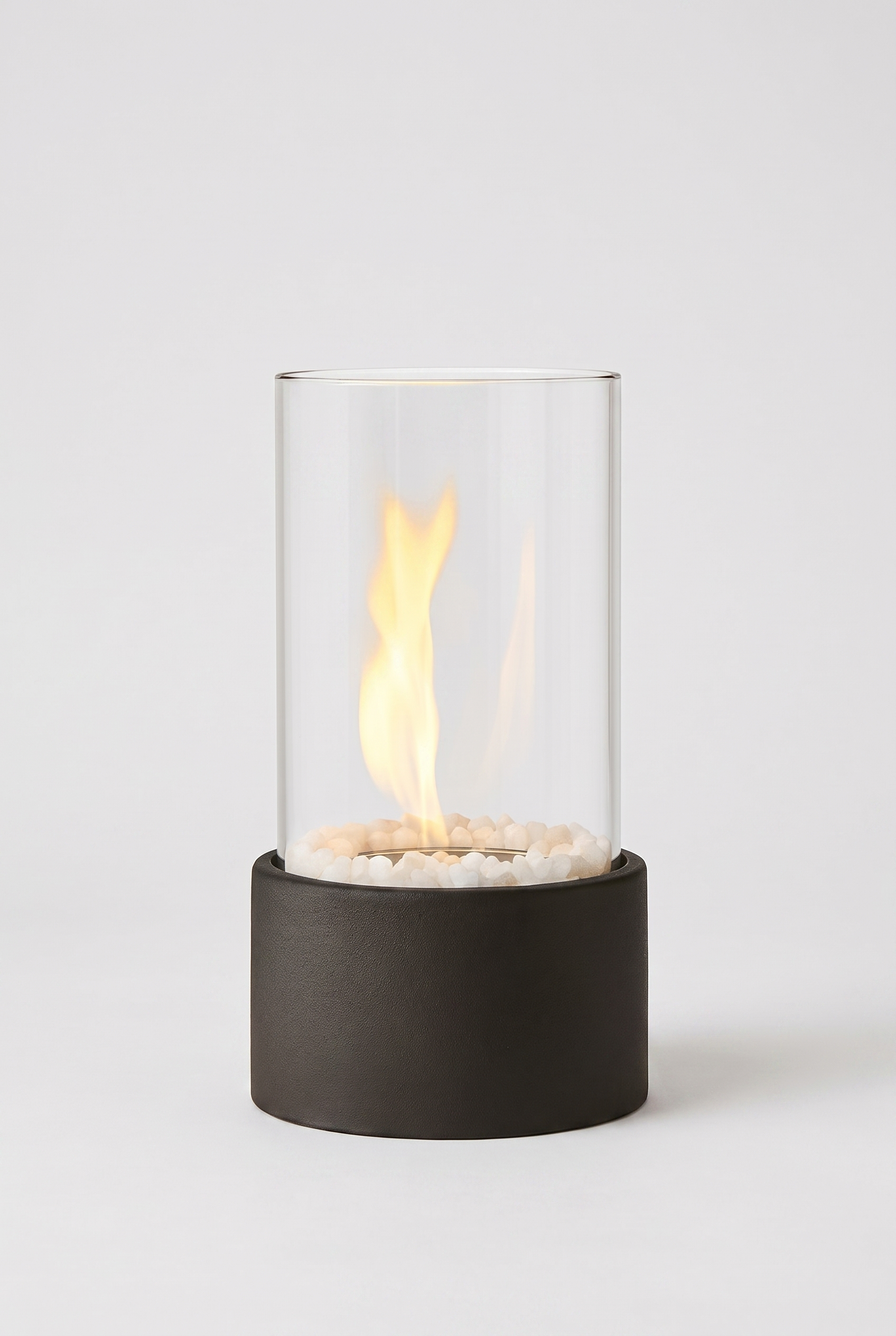 ElysianFlame Marble Tabletop Fire Pit – front product view