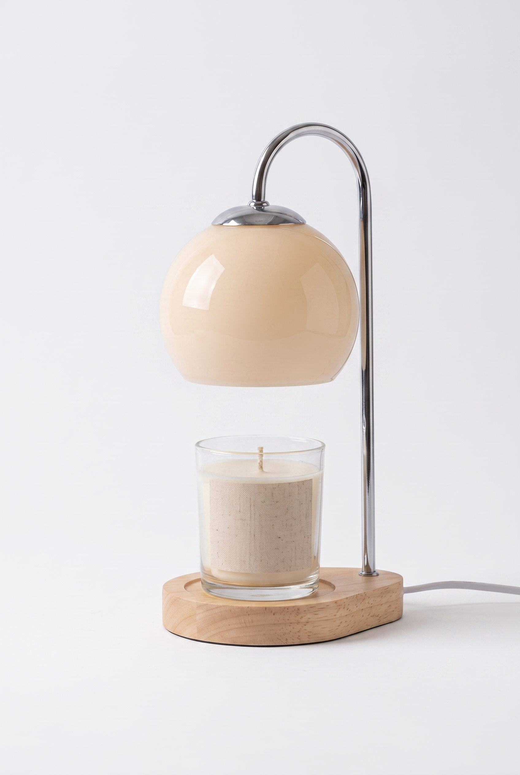 WealdGlow Candle Warmer Lamp with Timer – material and design detail
