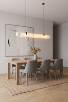 AlvaraStone Faux Marble Pendant Light – angled product view