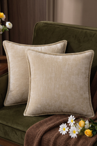 VelvetNest Chenille Throw Cushion – additional product view 7
