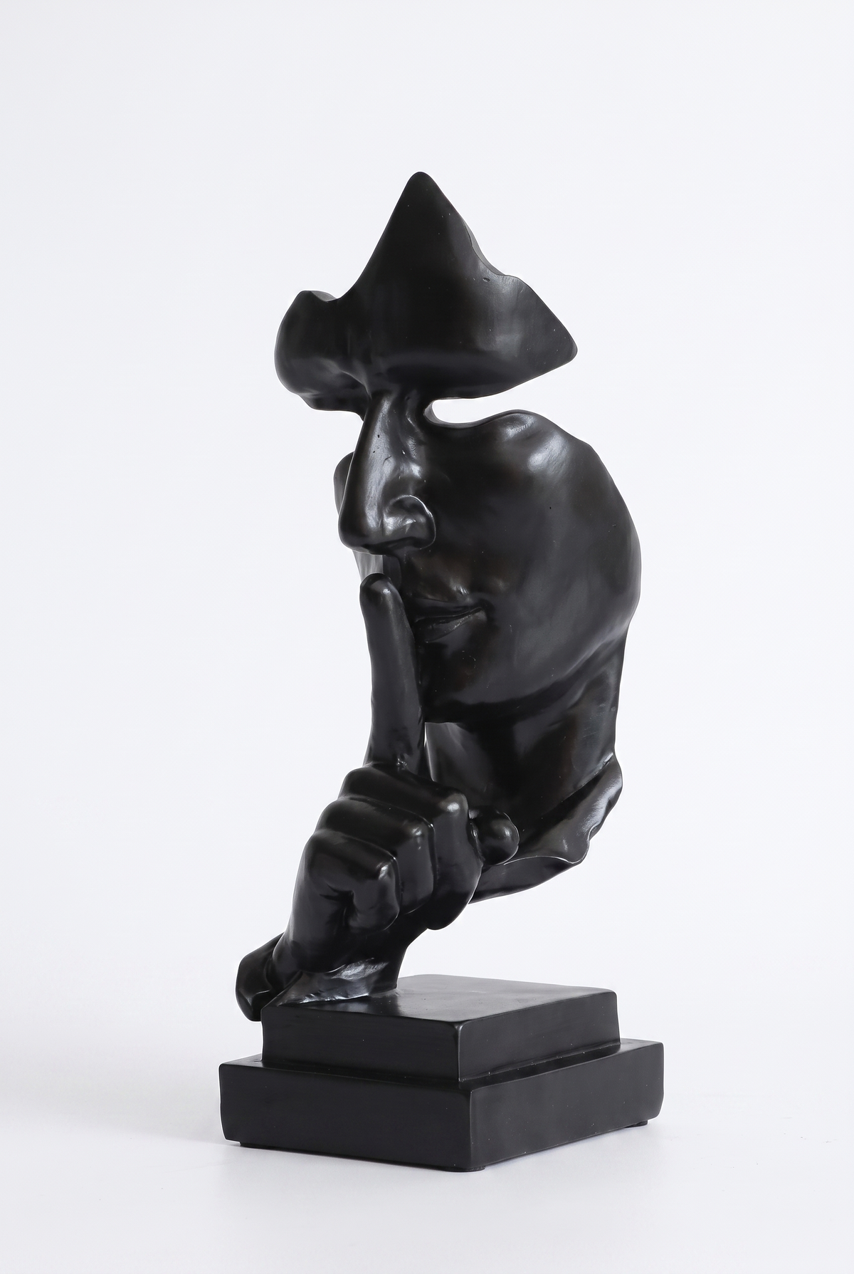Artisculpt Abstract Resin Face Sculpture – front product view