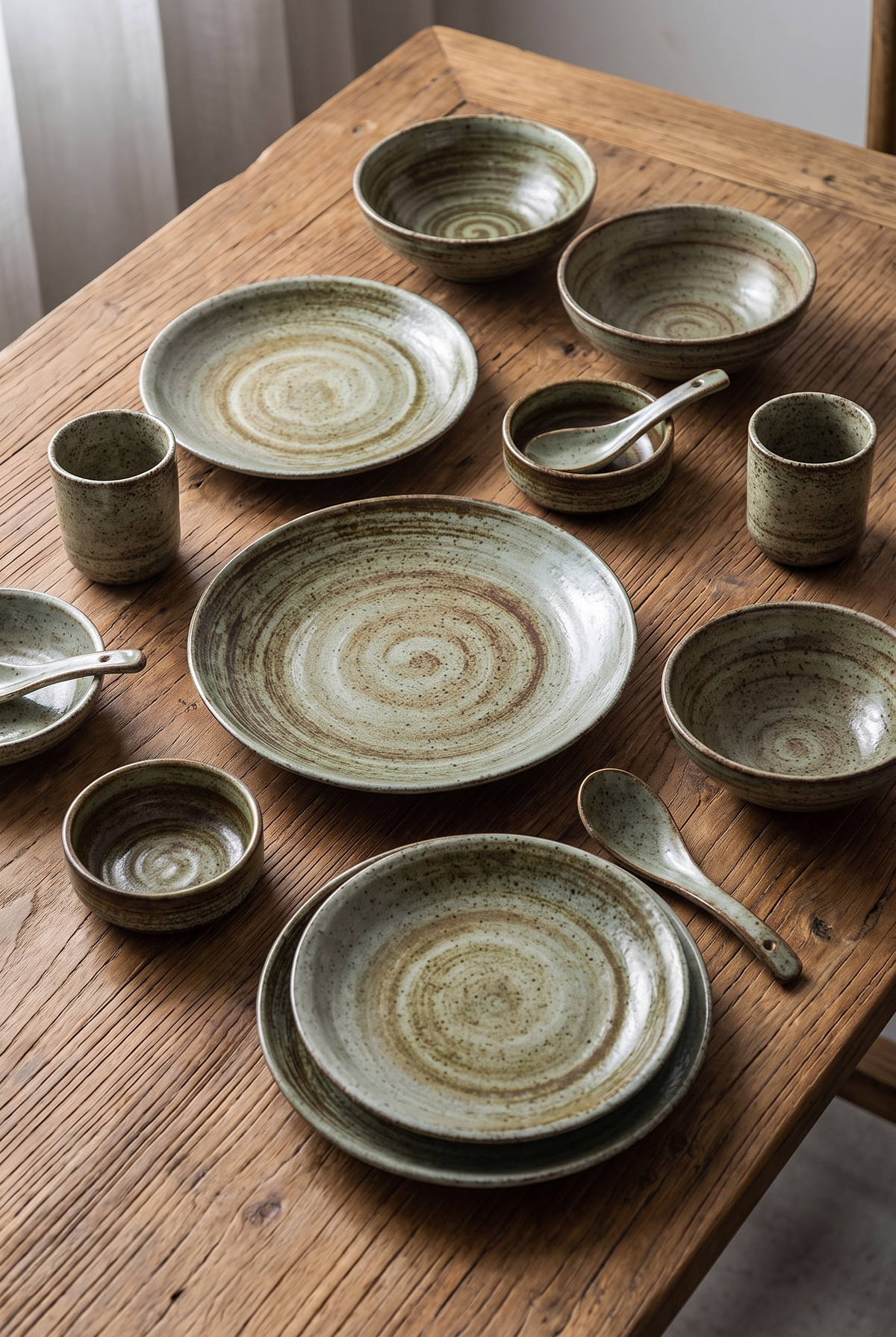 OceanicCeramics Dinnerware Set – material and design detail