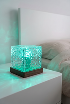 AuroraGlow Remote-Control LED Table Lamp – front product view