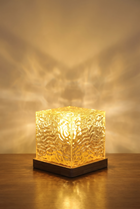 AuroraGlow Remote-Control LED Table Lamp – angled product view