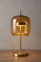 AuraGlass Stained Glass Table Lamp – material and design detail