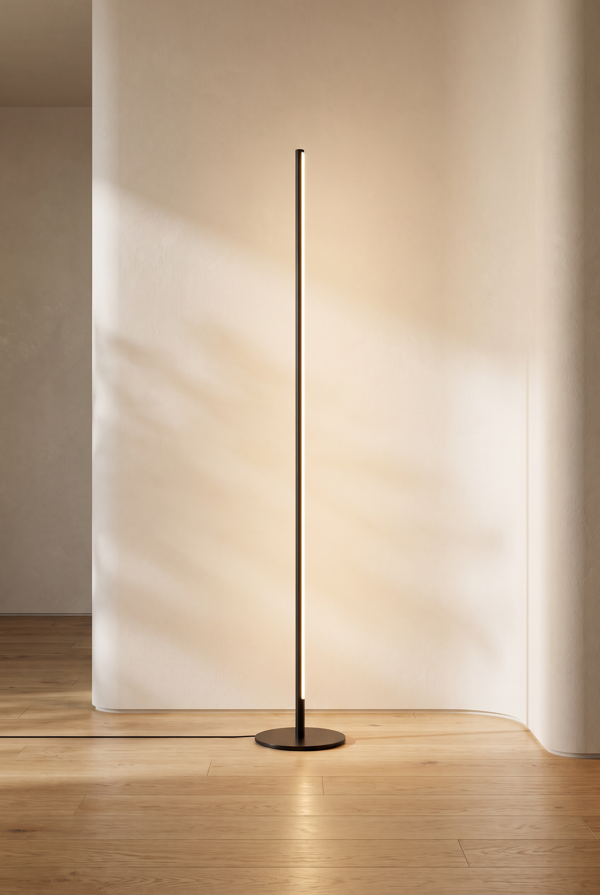 Solviero LED Floor Lamp – angled product view
